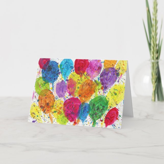 Carte Candy Waters Artiste de l'autisme (Devant)