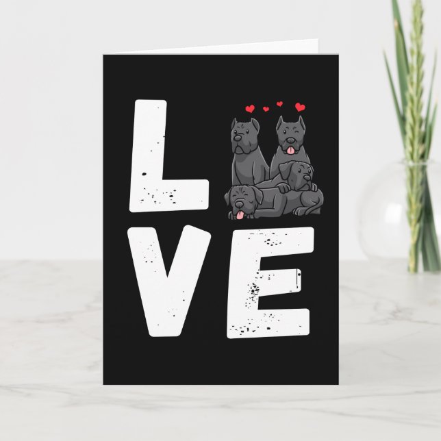 Carte Cane Corso Italiano (Devant)