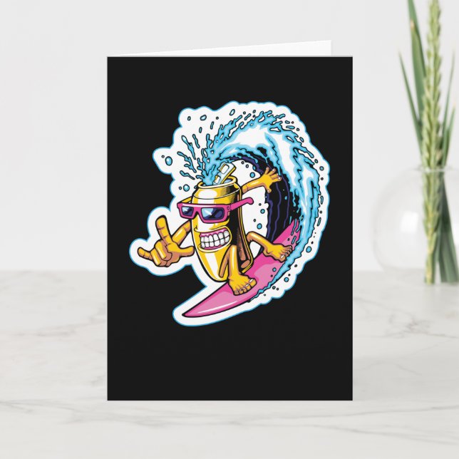 Carte Canettes surf (Devant)