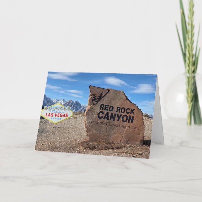 Carte Canyon de Las Vegas Red Rock (Devant)