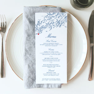 Carte Cape Elizabeth Maine Elegant Mariage bleu ma