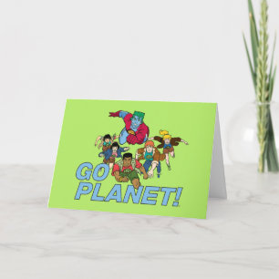 Carte Capitaine Planète et les Planètes - Allez Planète 