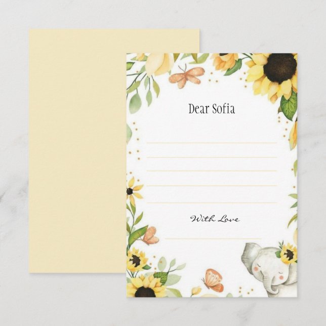 Carte Cápsula del tiempo de fiesta de cumpleaños (Devant / Derrière)