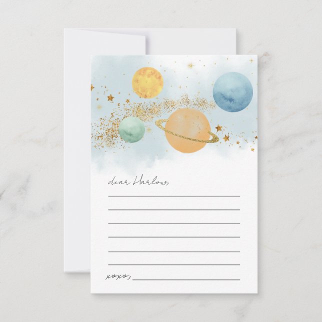 Carte Capsule Heure Anniversaire de l'Espace (Devant)