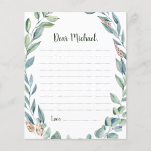 Carte Capsule Temps Cadre Vert