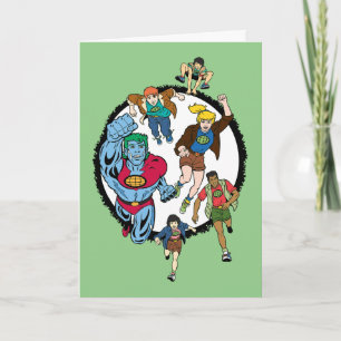 Carte Captain Planet et les Planétètres Cercle Graphic