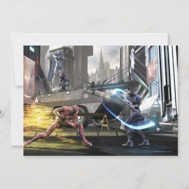 Carte Capture d'écran : Flash vs Nightwing (Devant)