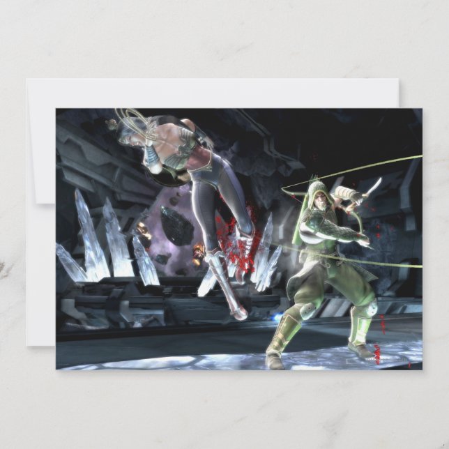 Carte Capture d'écran : Wonder Woman vs Green Arrow (Devant)