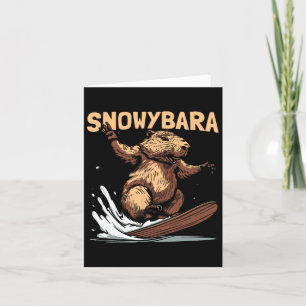 Carte Capybara Snowboard - Snowboard Snowboard Snow
