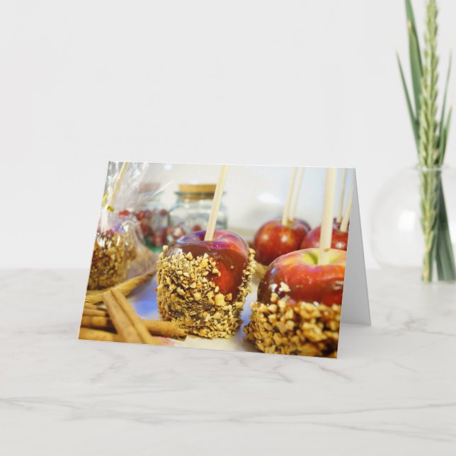 Carte Caramel Peanut Apples (Devant)