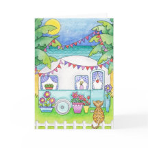 Caravan Art Grey Card