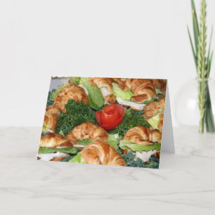 Carte Card, "Croissant Sandwiches # 2"