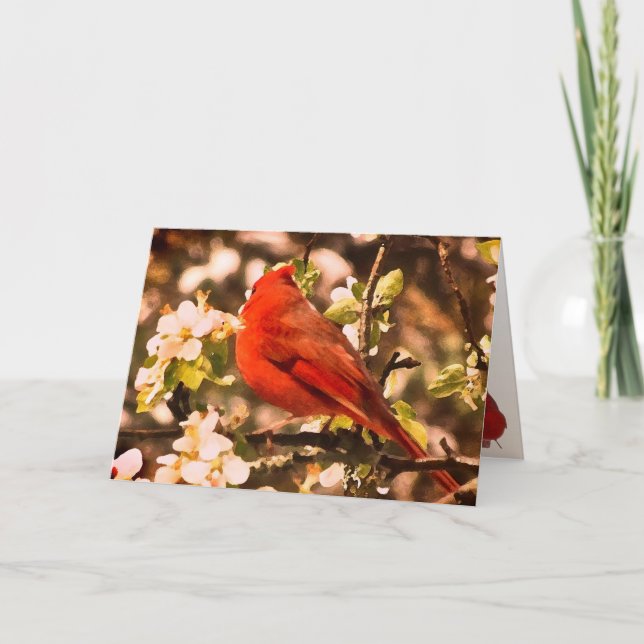 Carte Cardinal pour la Fête des mères (Devant)