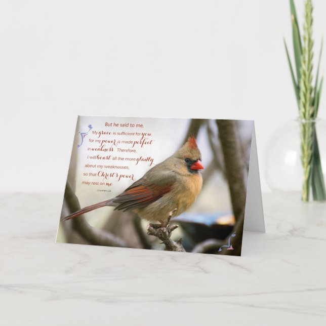 Carte cardinale d'encouragement de 12:9 de 2 (Devant)