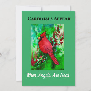 Carte Cardinaux Apparaissent Quand Les Anges Sont Près C