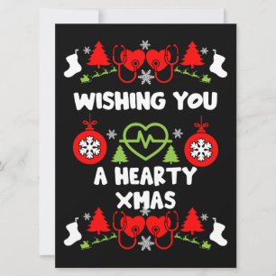 Carte Cardiologie Noël Cadeaux Médicales du personnel