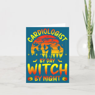 Carte Cardiologue Jour Sorcière Nuit Cardiaque