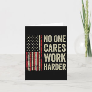 Carte Cares Work Harder - Motivational Workgym (retour