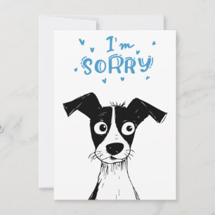 Carte Caricature de chien mignon Anniversaire drôle Cart