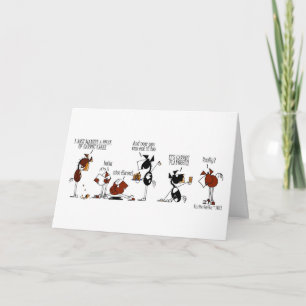 Carte Caricature de gâteau au cheval et à la carotte amu