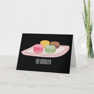 Carte Caricature de Macaron