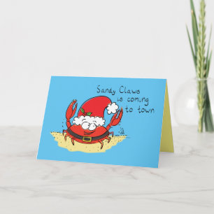 Carte Caricature de Noël de Noël de Noël amusant Père No