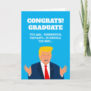 Carte Caricature de Trump sur le lycée drôle 2022