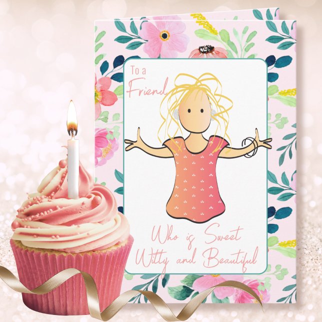 Carte Caricature Sassy pour femme Snarky Funny (Créateur téléchargé)