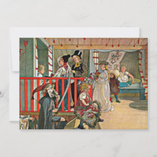 Carte Carl Larsson - Un jour de célébration