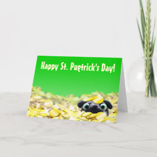 Carte Carlin St. Pugtrick's Day Card