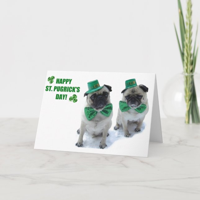 Carte Carlins St Patrick's Day Greeting (Devant)