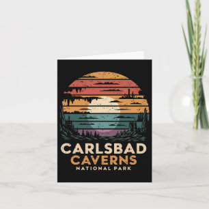 Carte Carlsbad Cavernes Parc National Nouveau-Mexique Ra