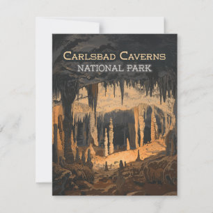 Carte Carlsbad Caverns National Park Nouveau Mexique Car