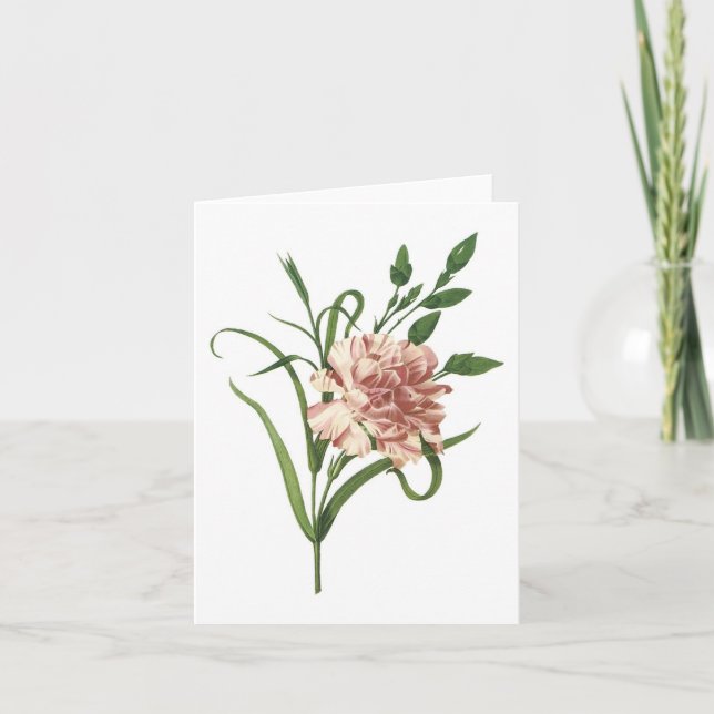 Carte Carnation (Devant)