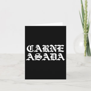 Carte Carne Asada Mexican Food Bbq