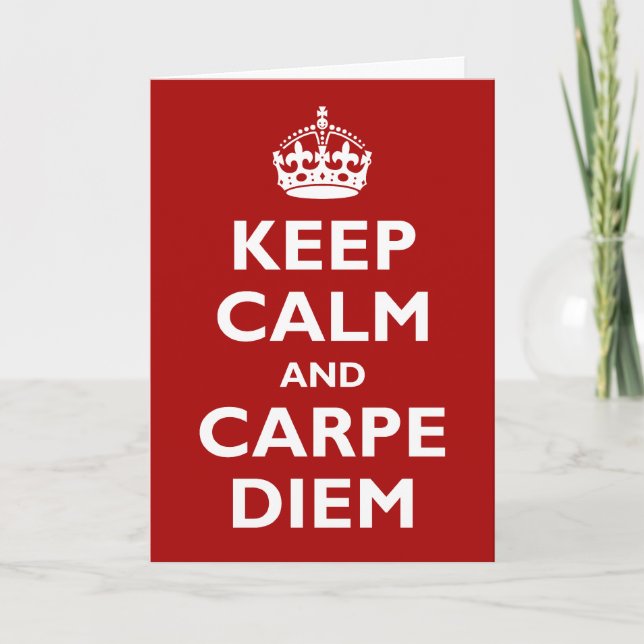 Carte Carpe Diem ! (Devant)