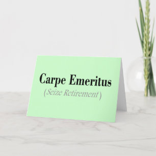 Carte Carpe Emeritus