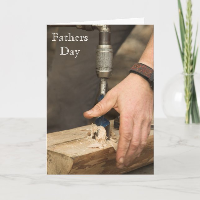 Carte Carpenter Fête des pères Card (Devant)