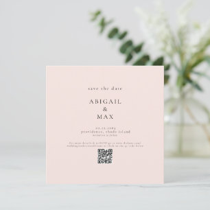 Carte Carré de Mariage de photos vierges Enregistrer la 