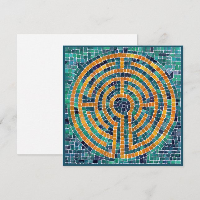 Carte Carré plat LABYRINTH II 5,25 pouces (Devant / Derrière)