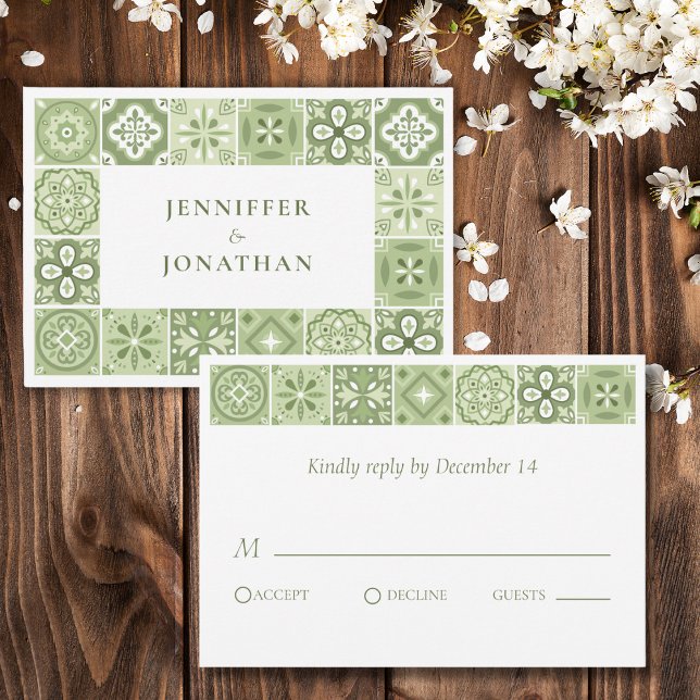 Carte Carreaux espagnols verts (Créateur téléchargé)