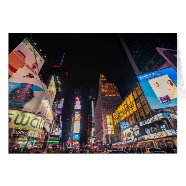 Carte carrée de New York Times (Devant horizontal)