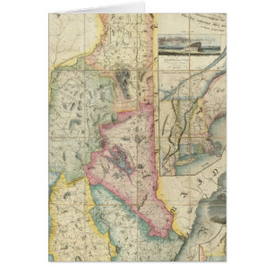 Carte Carrigain du New Hampshire