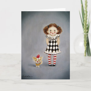 Carte Carte/carte clown d'amis