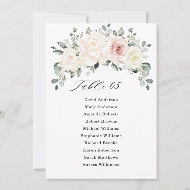 Carte Carte Carte graphique Champagne Ivory Blush  (Devant)
