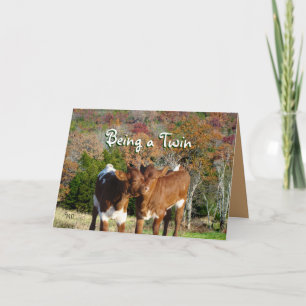 Carte Carte-personnaliser de jumeaux toute occasion