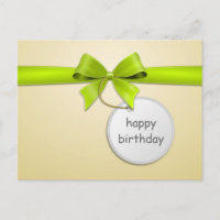 Carte Carte postale Boucle joyeux anniversaire