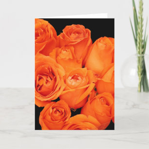 Carte Carte, Rose orange, Vertical