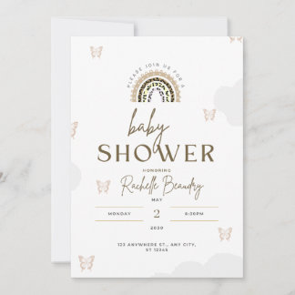 Carte Carton d'invitation à une fête prénatale