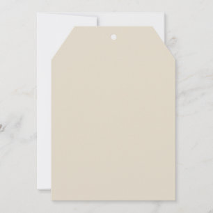 Carte Carton d'invitation étiquette blanc os